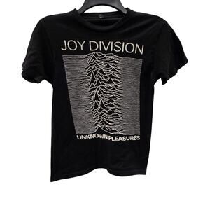 Joy Division Unknown Pleasures T Shirt Mens XS Tultex Black 2010s Band Tee
